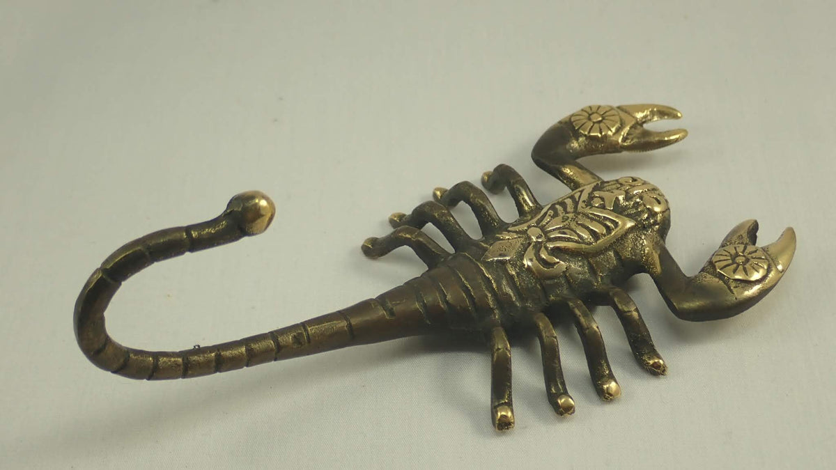 Bronze scorpion hook, hanger – Ubud Glass