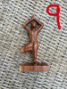 Hand-Carved Wooden Yoga Poses Art - Serene and Spiritual Home Decor