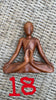 Hand-Carved Wooden Yoga Poses Art - Serene and Spiritual Home Decor