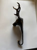 Brass reindeer Christmas stocking hook, Wall Decor, stocking stuffer hook