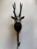 Brass reindeer Christmas stocking hook, Wall Decor, stocking stuffer hook
