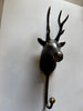 Brass reindeer Christmas stocking hook, Wall Decor, stocking stuffer hook