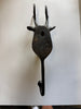Brass reindeer Christmas stocking hook, Wall Decor, stocking stuffer hook