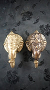 Elephant Ganesha Head Hook round base 7cm