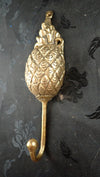 Brass Pineapple one hook, hanger