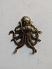 Brass wall decor octopus hanger