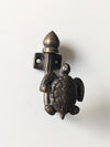 Serene Sophistication: Turtle-Shaped Brass Hook