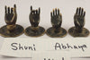 Brass Buddha Hand Shuni/Abhaya. Size #6