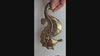 Seahorse brass hook