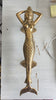 Mermaid door pull hands over head