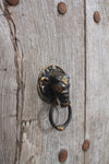 Elephant Door Knocker, Buddhist Elephant, Brass, Hand cast brass