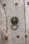 Elephant Door Knocker, Buddhist Elephant, Brass, Hand cast brass