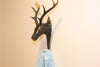 Deer with antlers hook , Wall Decor, Towel Hanger, Jewelry Hanger