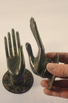Brass Buddha Hand Shuni/Abhaya. Size #3