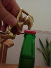 Unique Naked woman silhouette brass bottle opener - Exquisite Handcrafted Art Piece