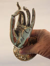 Brass Buddha Hand Shuni/Abhaya. Size #1