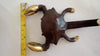 Brass crab hanger or hook for kitchen pots and pans