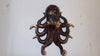 Brass wall decor octopus hanger
