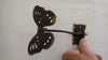 Brass butterfly hook or hanger
