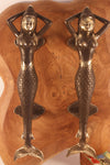 Mermaid door pull hands over head