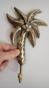 Brass Palm Tree hanger, one hook