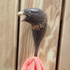 Vintage brass American eagle coat hook