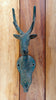 Brass deer hook, Wall Decor, Towel Hanger, Jewelry Hanger, Brass patina hook