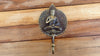 Antique Buddha hook, Buddhist Hook, Brass, Hand cast brass, clothes hook