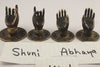 Brass Buddha Hand Shuni/Abhaya. Size #5