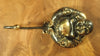 Antique Happy Buddha hook, Buddhist Brass clothes hook