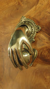 Bronze door knocker fist & ball door knocker