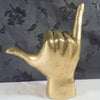 Hang Loose decorative brass hand