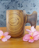 Teak coffee/Beer mugs now in 8 and 16 ounces.