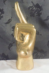 Hang Loose decorative brass hand