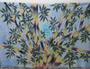 Hand painted batik sarong, batik wall art