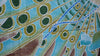 Hand painted batik sarong, wall art, ocean