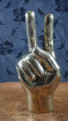 Peace decorative brass hand