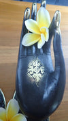Decorative Batik Impression Brass  Buddha Hand (Small, Medium, Large)