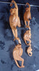 Hand carved wood monkey family, Barrel full of monkeys