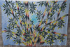 Hand painted batik sarong, batik wall art