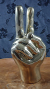 Peace decorative brass hand