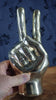 Peace decorative brass hand