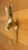 Brass rabbit hook for a children's room