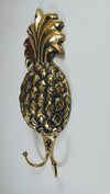 Brass Pineapple double hook, hanger