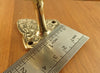 Skull and Spine entry door handle, vintage solid bronze door handle
