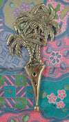 Bronze Palm tree coat hook, hanger