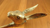 Brass rabbit hook for a children's room