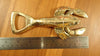 Unique Lobster brass bottle opener - Exquisite Handcrafted Art Piece