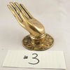 Brass Buddha Hand Shuni/Abhaya. Size #3