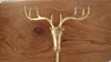 Brass Moose wall sculpture hook